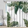 Bathroom Floral Shower Curtain, Retro Flower Farmhouse Flower Plant Butterfly Animal Bohemia, Bathtub Shower Curtain With Hooks