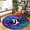 1pc Horoscope Zodiac Round Chair Mat Area Rug - Non-Slip, Floor Mat for Office, Bedroom, and Indoor Decor C1125394