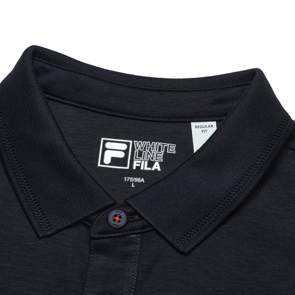 New FILA Lifestyle Polo Shirt Men's Legend Blue F61M523102FNV