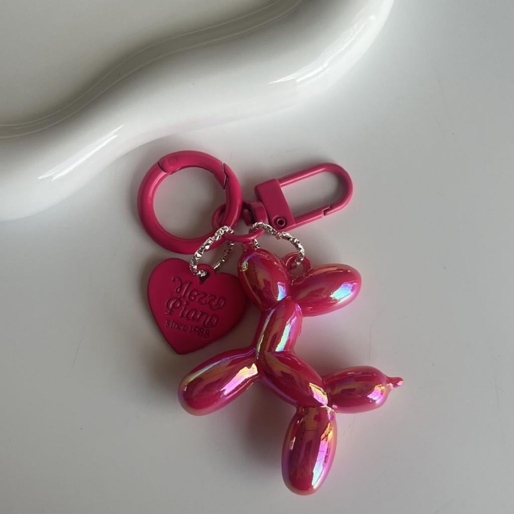 Portachiavi Ciondolo Cane Palloncino Gelatina Carino Catena Portachiavi Cane Cartone Animato - Adorabile accessorio gioiello regalo per chiavi unisex