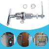 T Handle Door Latchs Lock, Foldable with 7mm Range Adjuster Easy Installation Suitable for Secure Closure Door Fastening