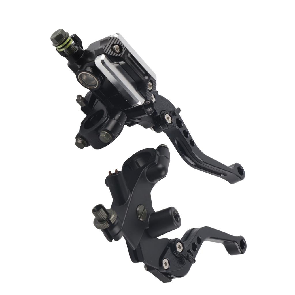 1 Pair 78"(22mm) Universal Motorcycle Brake Clutch Master Cylinder Reservoir Levers