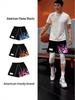 Men's American Trendy Street Basketball Shorts - Quick-Dry, Breathable, Loose-Fit Casual Summer Running Pants