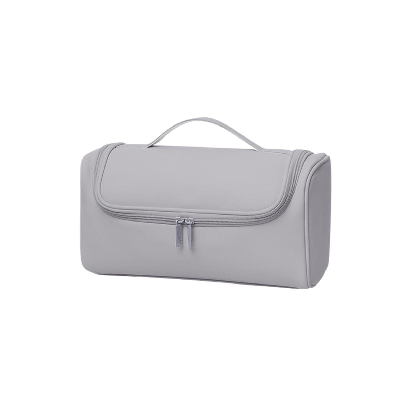 

ПУ скрытый крючок для подвешивания фена портативный нескользящий чехол для хранения косметики сумка серый