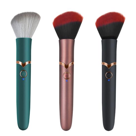 Massage Vibrator Deep Stimulation Rechargeable USB Charging Makeup Brush Design Convenient Flirting