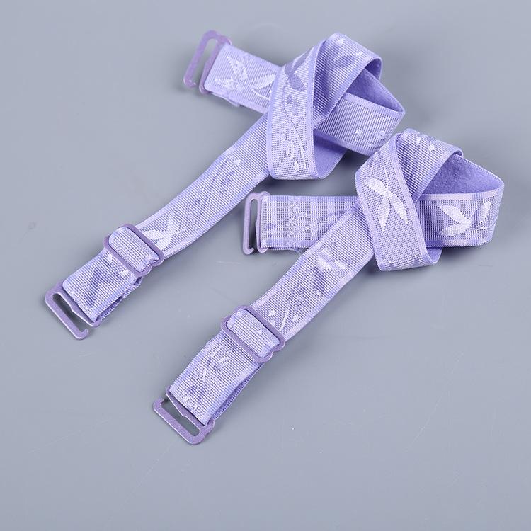 1Pair Adjustable Candy Elastic Shoulder Bra Strap Back Cross Slip-Resistant Girl Bra Straps Summer Style Colorful Bra Strap