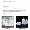 SEAMETAL 5/10/15L Outdoor faltbarer Eimer faltbarer Wassersack Überlebens-Wasserspeicher tragbarer Wasserbehälter Behälter Camping