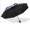 8 Rib Auto Folding Umbrella Kpop Demon Hunters Print Custom Name Text Portable Rain Gear