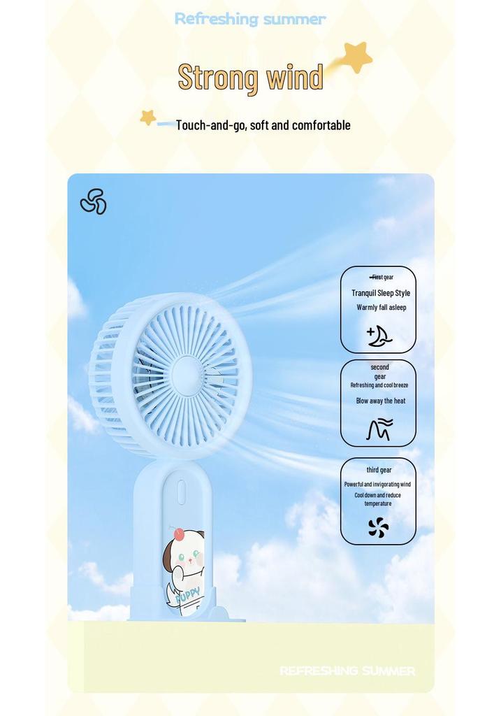 Fresh Summer Mini Portable USB Handheld Fan