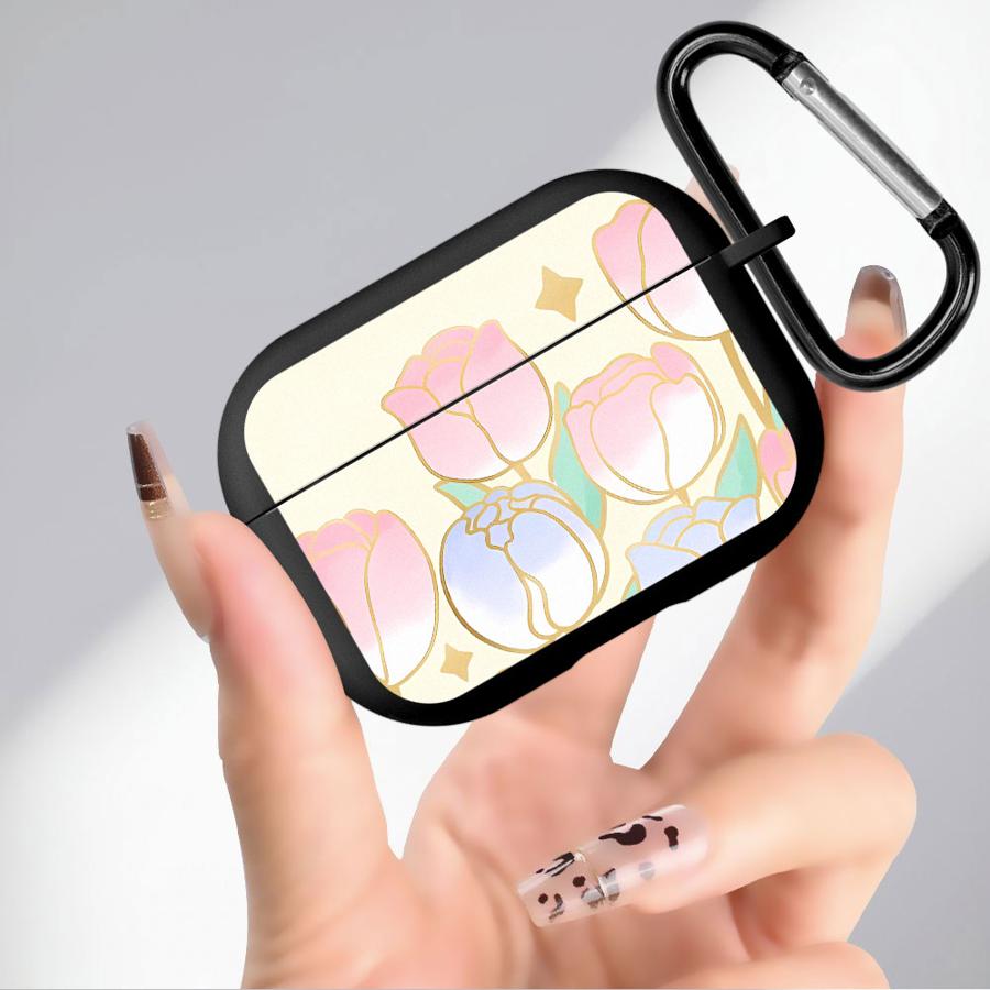 Soft Earphone Cases Cover Case For Airpods Pro 4 2 1 3 Pro3 Pro2 Flower Gradient Color