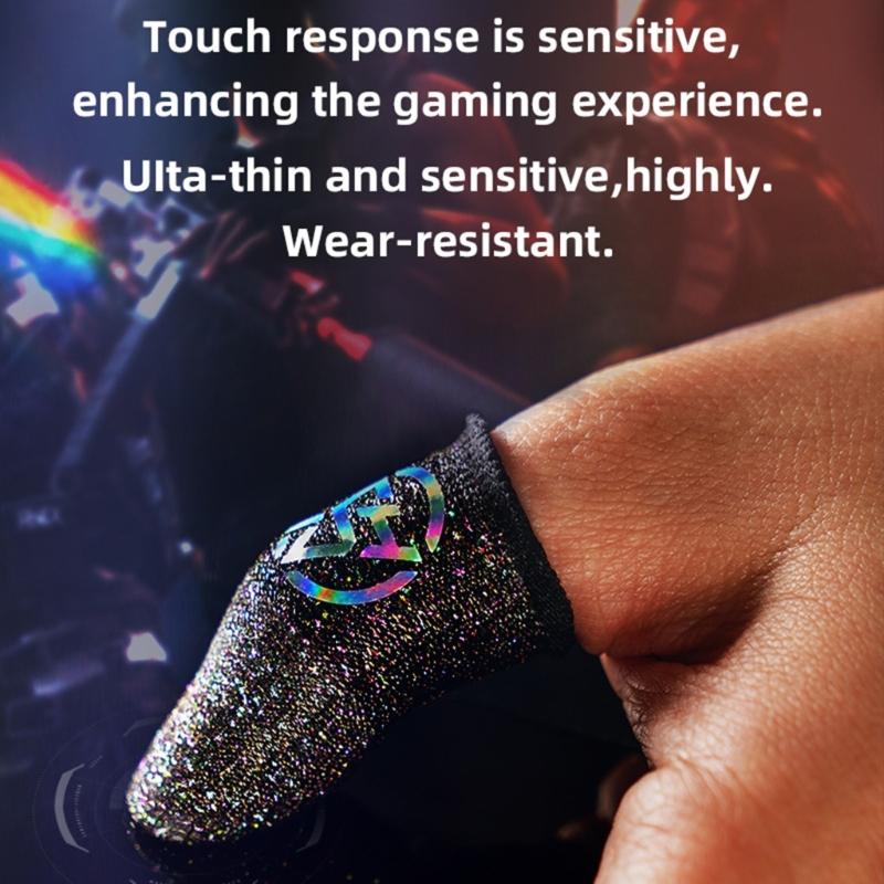 1 Pair Thin Silver Fiber Touchable Screen Gloves For Smooth Gameplay And Comfortable Wear During Long Gaming