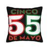 Cinco De Mayo Pillowcase Accessories Printing Cushion Cover Decoration Pillow Case Cover Home Multi Size