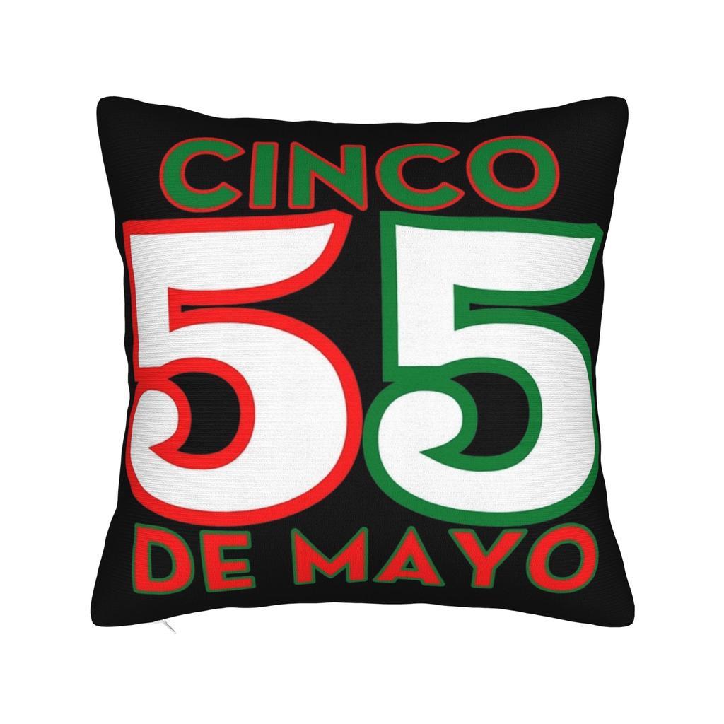 Cinco De Mayo Pillowcase Accessories Printing Cushion Cover Decoration Pillow Case Cover Home Multi Size