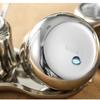 304 Stainless Steel Glass Lid Seasoning Jars Set
