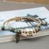 Broken Bridge Ceramic Floral Handmade Bracelet - Women's Fashion Jewelry