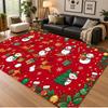 Christmas Theme Floor Carpet, Soft Area Rug, Xmas Indoor Home Holiday Decoration