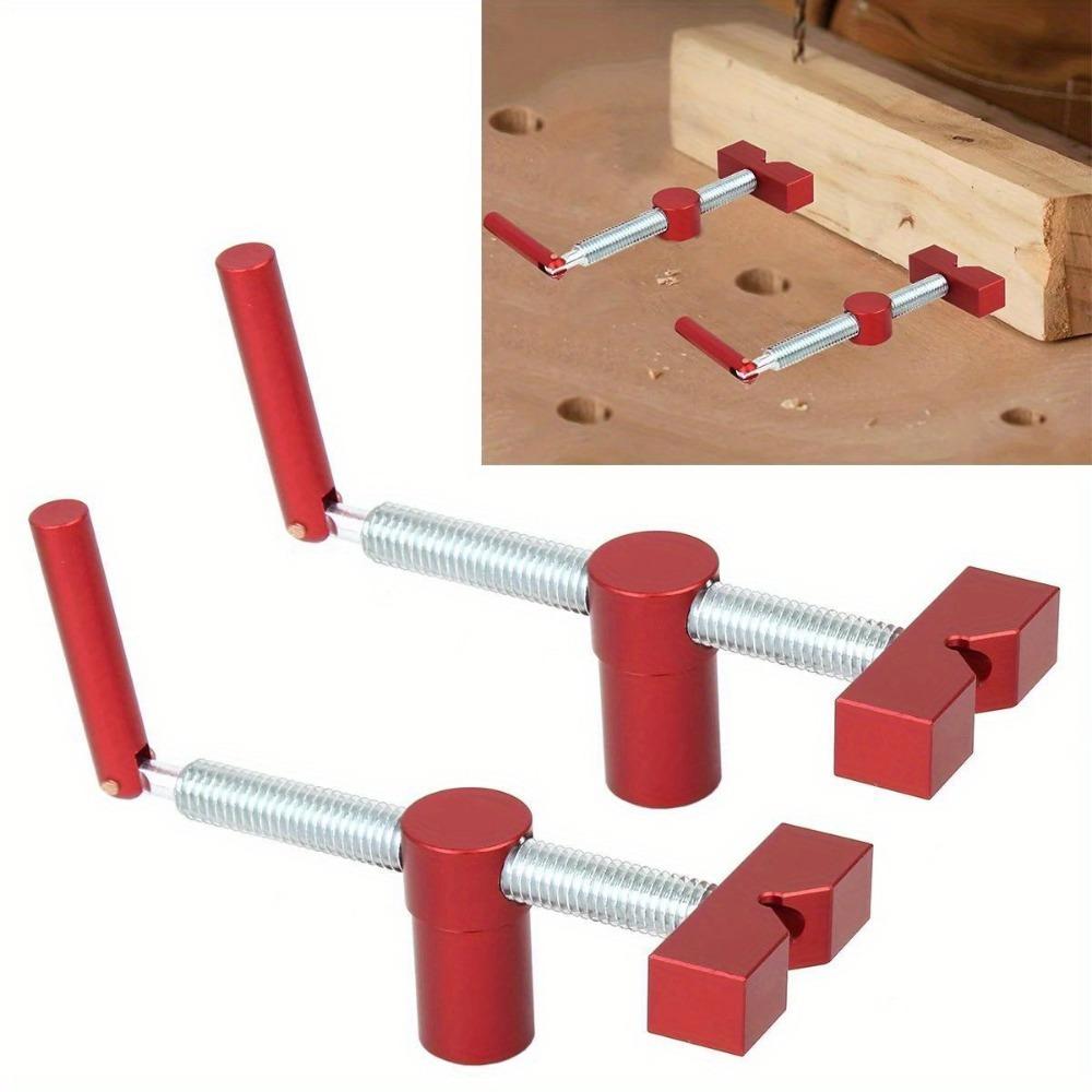 6Pcs Woodworking Adjustable Desktop Clip Steel Fast Fixed Clip Clamp Fixture Vise Benches Joinery Carpenter Tool for 20mm Hole
