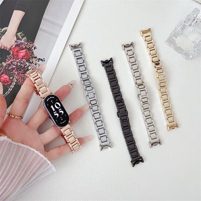Pro Xiaomi Mi Band 9 náramek Nerezový kovový řemínek Miband 8 Replacement Band