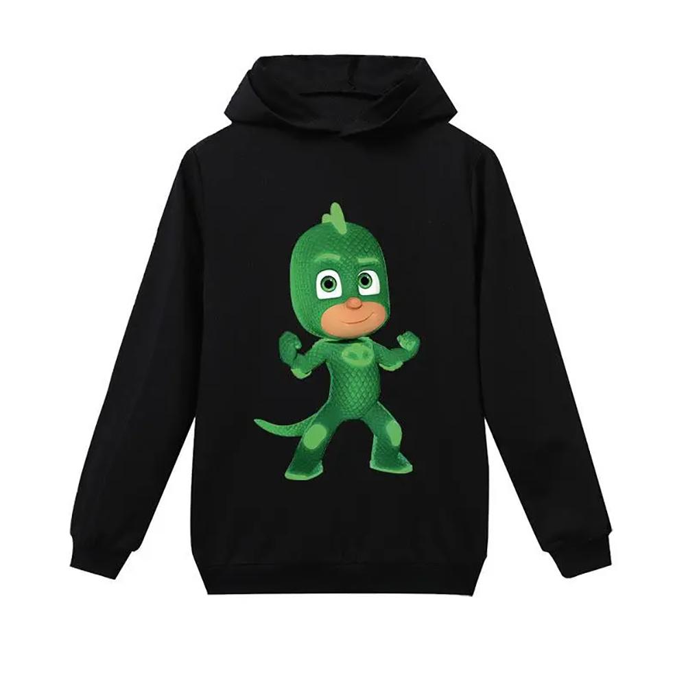

PjMasks Весна и осень новая детская одежда детские толстовки с капюшоном с длинными рукавами для мальчиков и девочек трендовая детская одежда 110