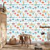 Wallpaper Balloons planes animals for living room and bedroom 50x1000