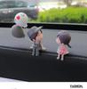 Auto Dekoration Niedliche Cartoon Paare Figur Figuren Ballon Ornament Auto Innenraum Armaturenbrett Zubehör für Mädchen Geschenke Zubehör