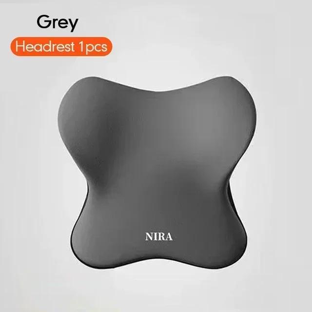 NEW Car Lumbar Back Support Headrest Neck Pillow Memory Foam Lumbar Pillow Soft Neck Pillows Cushion Car Seat Cushion