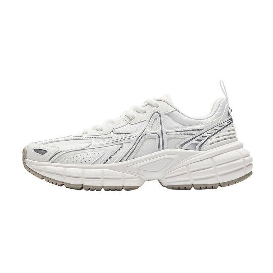 Anta Dawn Fashion Comfortable Retro Shock Absorbing Non-Slip Height Increasing Low-Top Casual Shoes Women Sneaker Paper-White 122548801-7