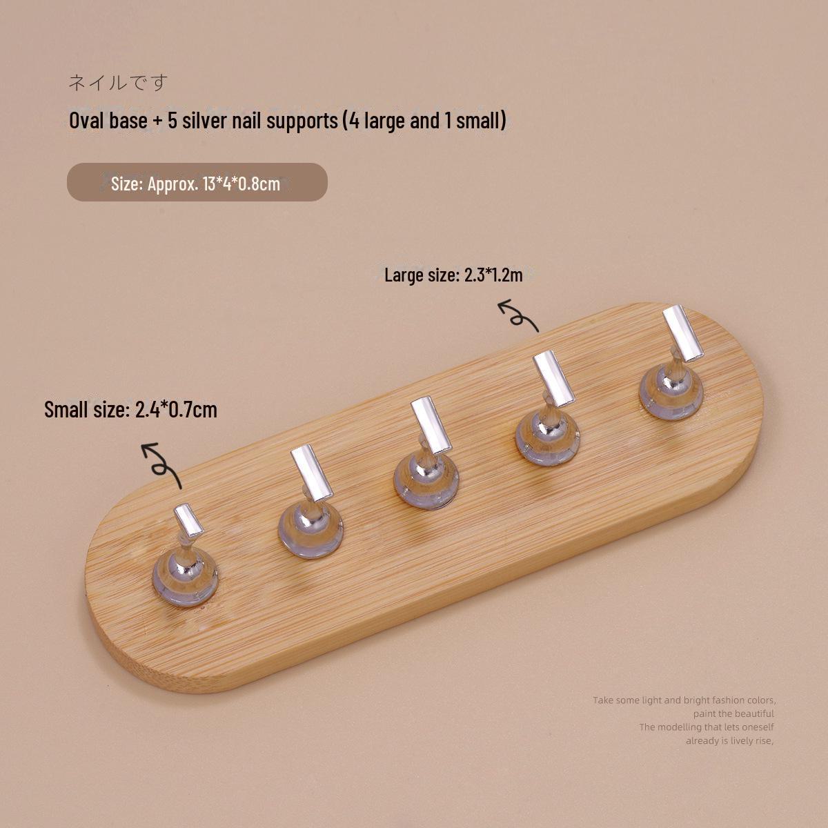 

База для практики минималистского маникюра: Стойка для демонстрации средств для ногтей и лака