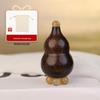Purple Sandalwood Red Rose Gua Sha Stick: Compact Chubby Gourd Eye Massager with Small Lotus Head for Facial Massage.