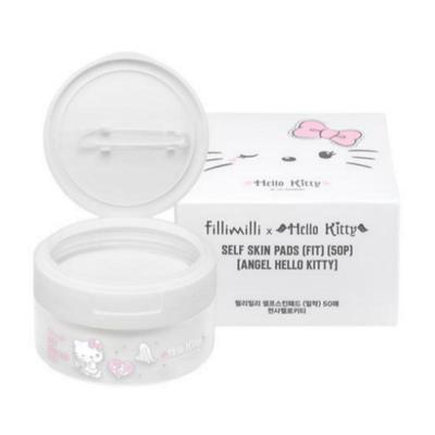 X Hello Kitty Angel & Devil Self Skin Pad (Adhering) Angel 50 Pads