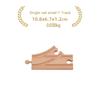 Children's Wooden Track Accessories Combination Universal Track Beech Wood Railway Train Track Toys Fit Biro All Brands Track