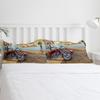 Motorcycle Highway Retro Style Bedding Set 3pcs Duvet Cover Pillowcase Kids Adult Quilt Cover Double Bed Set Home Textile