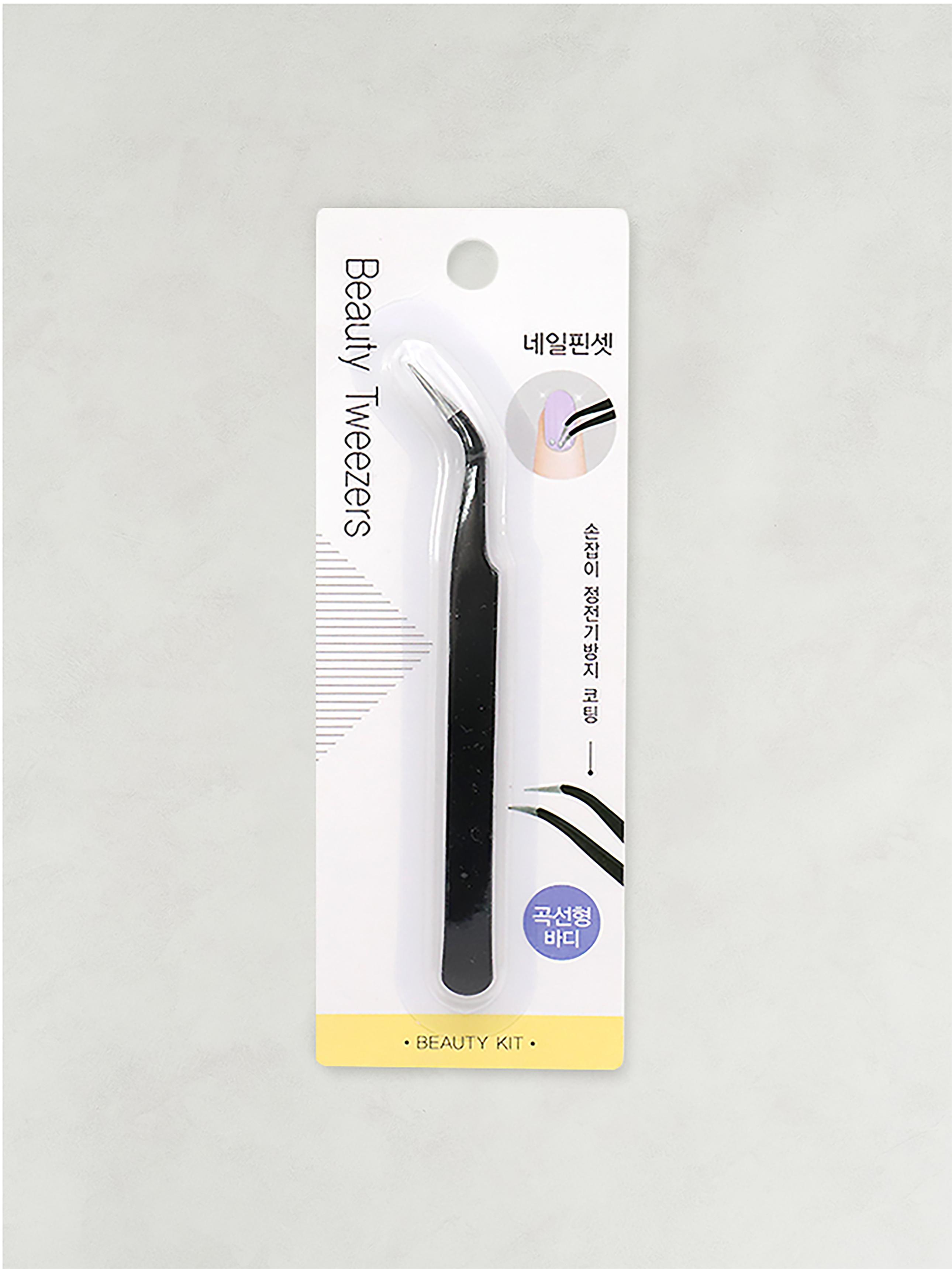 

Precision Curved Nail Tweezers for Nail Art & Decorations 1ea