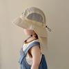 Quick Drying Children Fisherman Cap Cartoon Bear Kids Sun Protection Cap Baby Bucket Hat  Boys