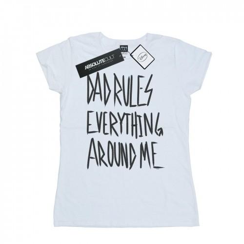 

Disney Womens/Ladies The Lion King Dad Rules Everything Cotton T-Shirt XXL білий