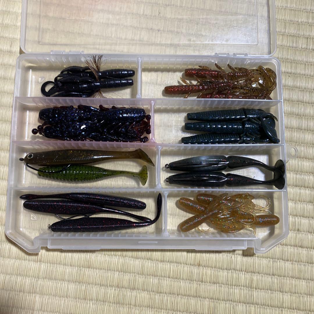 Used Worm set for bass fishing Evergreen, Jackal, OSP, etc.