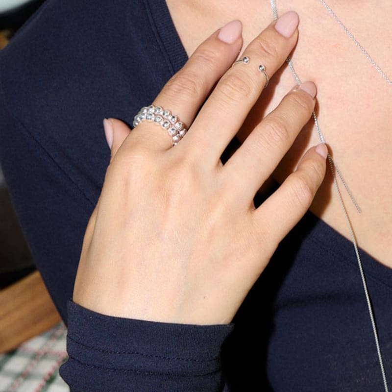 SULTANA Orbit ball ring