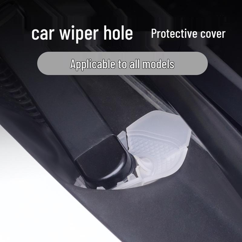 Cubierta Protectora de Silicona Limpiaparabrisas a Prueba de Polvo y Hojas
