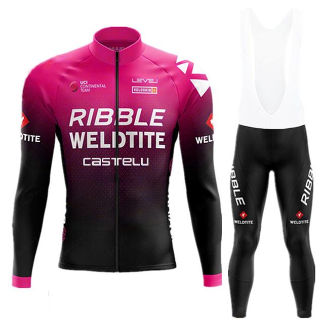 CASTELU Cycling Jersey Set Team Long Sleeve Kit Cycling Clothing Sports breathable Men Road Bike Suit MTB Pants Wear Autumn 2026