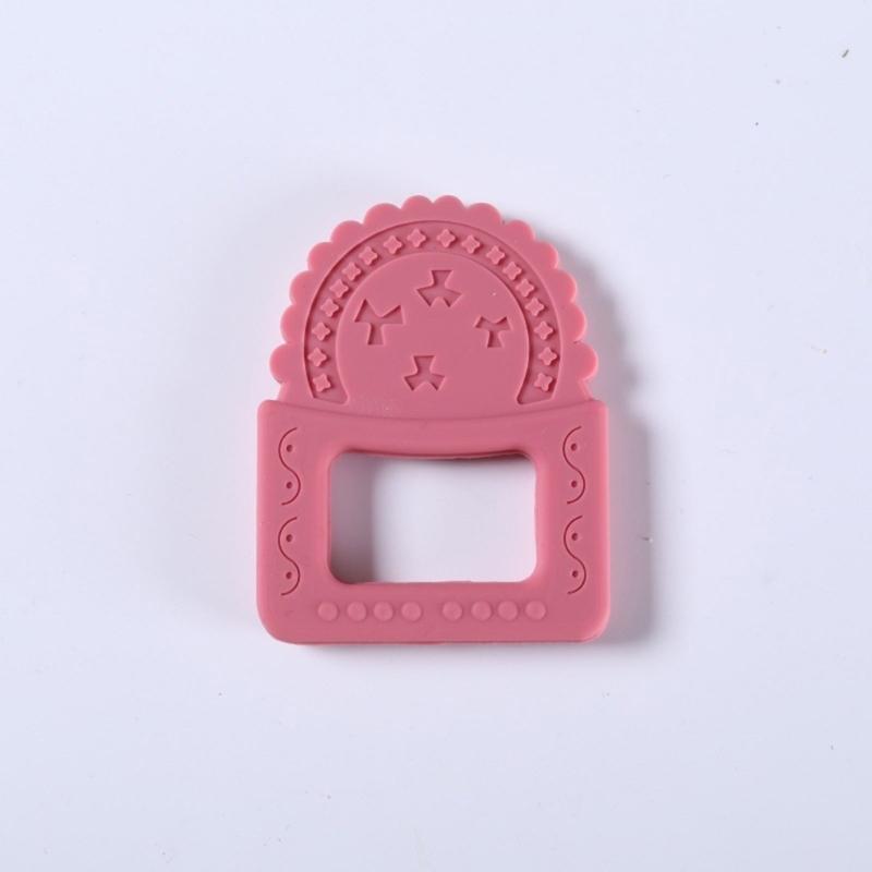 Pack Of 6 Infant Silicone Teething Toy Baby Teething Relief Chew Toy for Easy Grasping & Comfort During Teething Phase