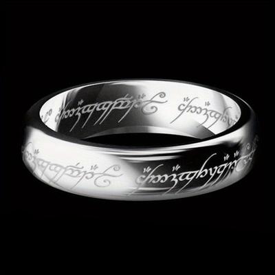 Men's Trendy Fashion Stainless Steel Ring Zircon, for Daily Wear, for Banquet Party Holiday Birthday Anniversary Gift