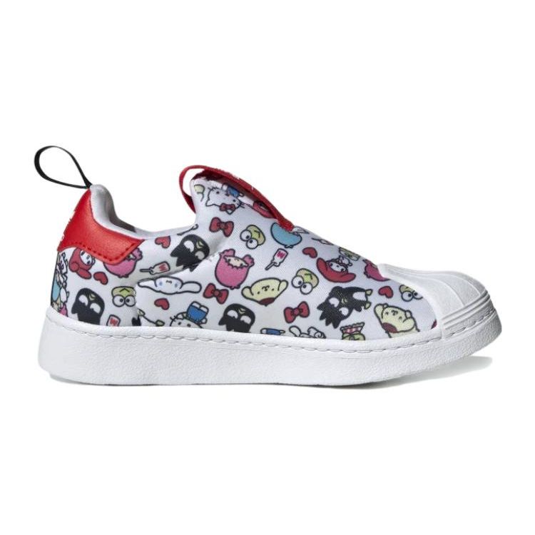 Adidas Hello Kitty X Superstar 360 C Hello Kitty and Friends Kids Sneakers White Cloud-White Vivid-Red HQ4094