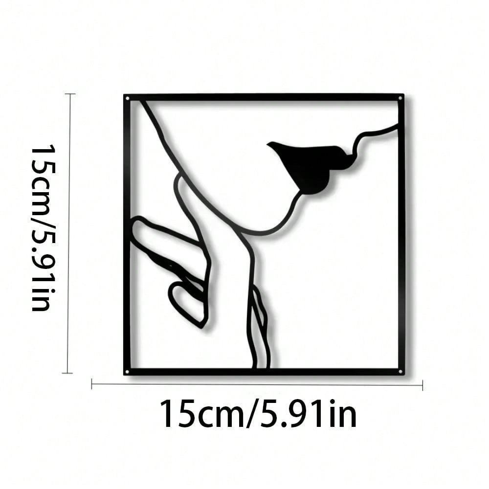 Wrought Iron Wall Art Home Decor Metal Wall Cross Holiday Gift Christmas Easter 15x15