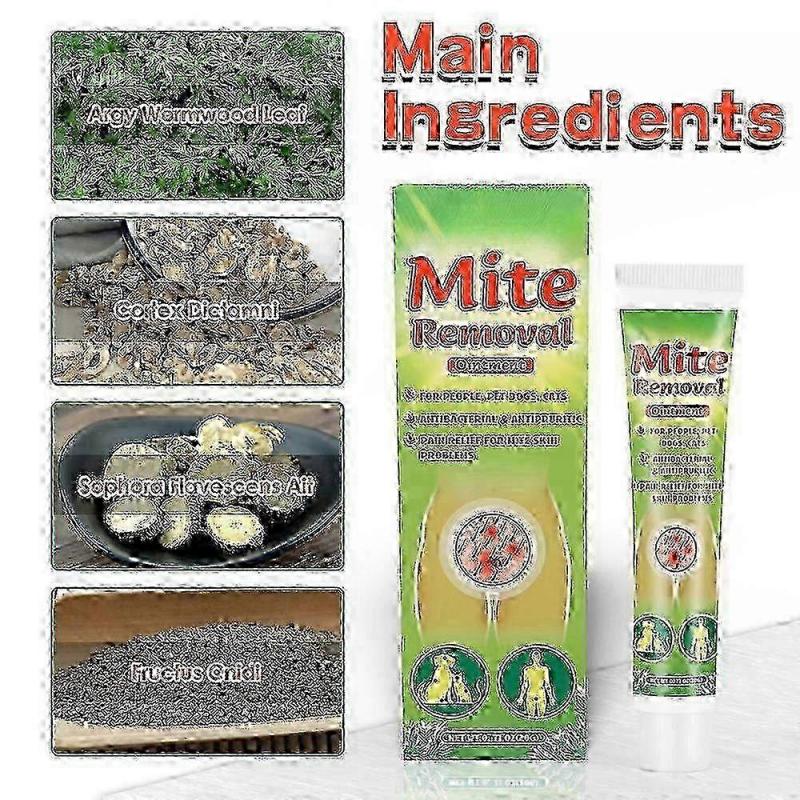 Mite Care Cream, Body Care Herbal Cream, Anti-mite Cream
