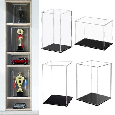 Multi Size Acrylic Display Case for Collectibles Assemble Clear Acrylic Box Protection Showcase for Figures Organizing Toys