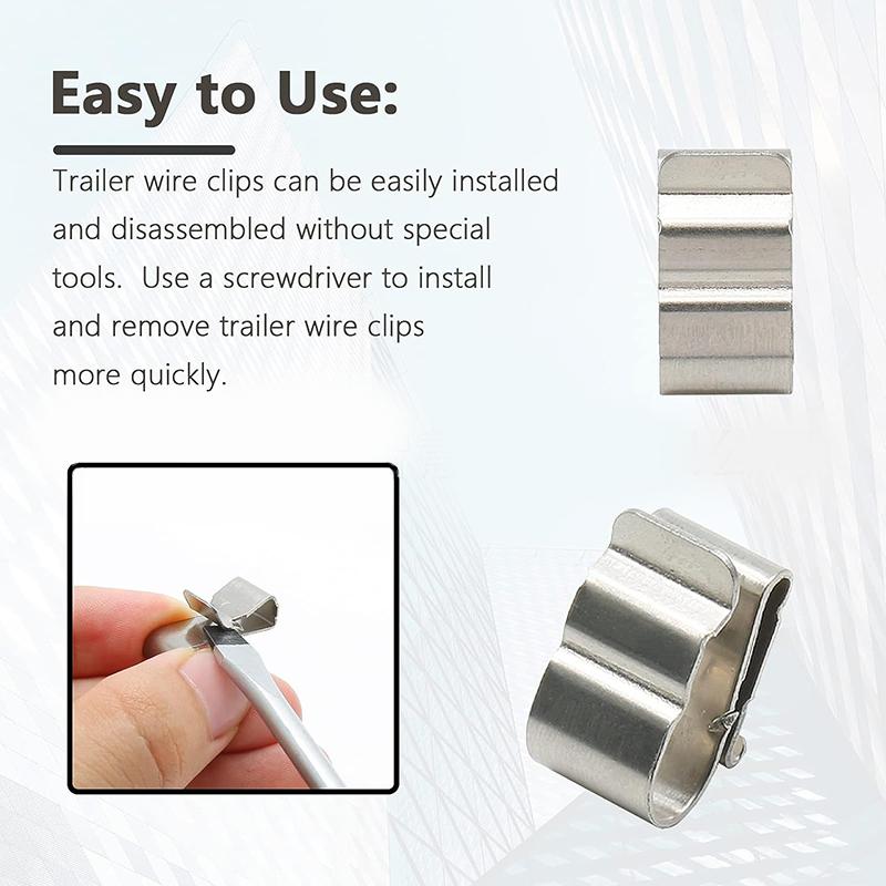 10 Buc Clip Cablu Panou Solar Pentru Cablu Inox 2X6Mm Remorcă Cleme Fotovoltaice Organizator Clip Pentru Cablaj Pv Barcă