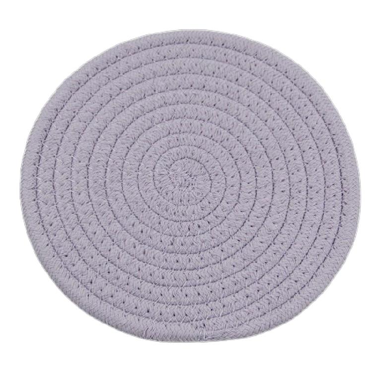 1/3pcs Handmade Braided Drink Coaster Woven Placemats Heat-Resistant Mat
