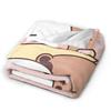 Bubu and Dudu Blanket Velvet Panda And Brownie Bear Couple Warm Throw Blanket for Bedding Couch Bed Rug