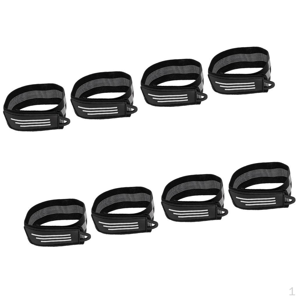 

4 пары велосипедных бандажей на лодыжку и голень, безопасные брюки