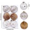 8Cm Christmas Balls Christmas Tree Ornaments Velvet Xmas Balls Button Sequins Luxury Xmas Balls Christmas Home Decorations